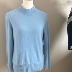 Investments Sky Blue Turtleneck Sweater